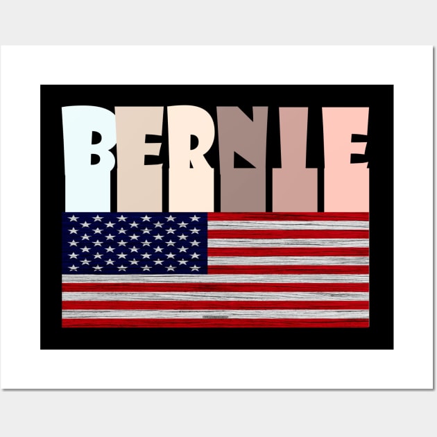 Bernie sanders president feel the bern democrat Wall Art by elmouden123